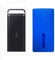 Coque de protection en silicone pour disques durs T5 EVO SSD T5 EVO - Housse de rangement souple anti-rayures - Bleu