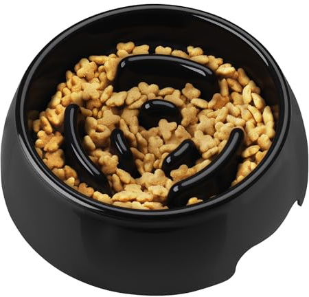 Ciotola per Cani, Ciotola Anti-Ingozzamento, Ciotola Antiscivolo Slow Feeder per Cani di Taglia Media e Grande (20,5 cm)
