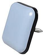 GLEITGUT 16 x Teflongleiter mit Nagel eckig 24 x 24 mm PTFE Möbelgleiter 5 mm stark Stuhlgleiter