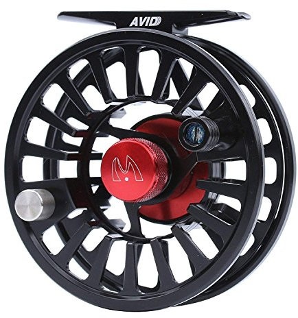 MAXIMUMCATCH Avid Serie Wert Fliegenfischen Rolle-1/3, 3/4, 5/6, 7/8, 9/10wt, 5 Farbe auszuwählen (Mattschwarz, 9/10wt)