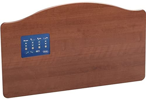 Invacare CS Series Amherst Style Bed Ends, African Walnut Finish, with Attendant Control Panel, for 36 Bed Width, IHCSAMSAW-ACP