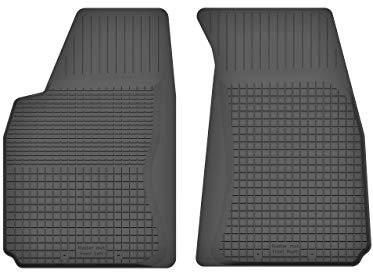2 Stück Gummifußmatten Vorne kompatibel mit Toyota AVENSIS II T25 (2003-2009) ideal angepasst