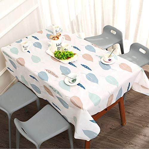 Manteles, Patrón De Coloridas Hojas Impermeables A Prueba De Aceite Para Mantel Desechable PEVA Mesa Rectangular Cubierta De Tela, Límpiela Gran Mantel Para Mesa De Comedor Cocina Buffet Decoració