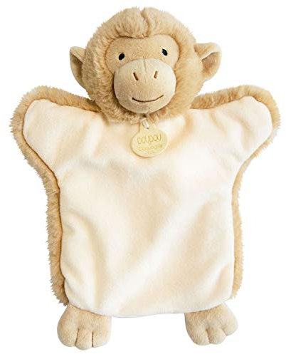 Doudou et Compagnie DC3617 Kuscheltier AFFE, 25 cm, Braun