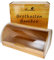 MamboCat Brotkasten Volker zur Brotaufbewahrung I Brotbehälter Bambus Brotbox Natur I Aufbewahrungsbox Toastbrot Brot und Hefegebäck I Rollbrotkasten Holz - Griff I Backwaren Brotkiste groß