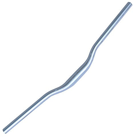 UPANBIKE MTB Mountainbike Fahrrad extralanger Lenker 31,8 mm x 520 mm Riser Bar(Silber)