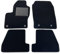 Fußmatten für Ford Focus III ab 2011-2018 Fix, rund, passgenau, rutschhemmend, Absatzschoner aus verstärktem Gummi, Schwarz