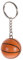 VALICLUD Basketball Schlüsselbund Hängen Sportball Anhänger Schlüsselring Dekorative Pu Ball Schlüsselbund Basketball Fan Souvenir Party Belohnungen Tasche Füller Requisiten (Glatte