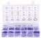 Car Air Conditioning Compressor O-Ring, Car Air Conditioning Compressor A/C O-Ring 270pcs Assorted Seal Gasket Set Rubber Washer Seals(Purple)