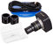 AmScope - 3 MP USB 2.0 High-Speed Color CMOS C-Mount Digital Mikroskop-Kamera mit Reduktionslinse + Kalibrierungsset - MU300-HS-CK