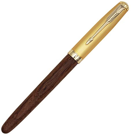 Ranvi Jinhao 85 Fountain Pen Extra Fine Nib 0.38mm(Walnut)