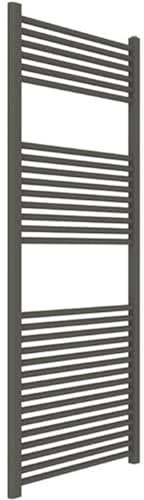 ERCOS Radiateur sèche-serviettes Dimensions 600x1500 MM Couleur du radiateur Quartz Opaque, Raccords 1/2 Livré avec kit de montage