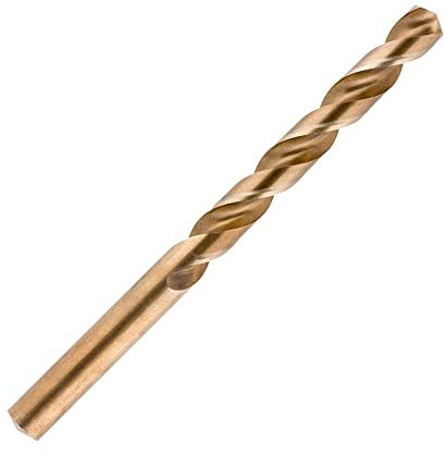 UK Drills - Cobalt Drill Bit Jobber - Fully Ground, M35 Metal Stainless Steel Cast Iron - To be used in Stainless steel, Alloy & Cast Iron - 9.5mm