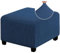 AQIGR Stretch Hockerbezug Quadratisch 40x40/50x50/60x60 Hocker Fußstütze Schonbezug Ottoman Cover Ottomane Hocker Protector Hockerabdeckung Mit Elastischem Boden (Color : #13, Size : L)