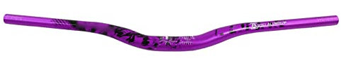 Keenso 31,8 Mm/1,25 Zoll Fahrrad-Riser-Lenker, Mountainbike-Lenker für Runde, Mountainbike(Lila) Fahrräder und Zubehör