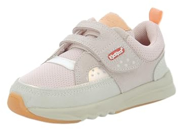 Kickers Jungen Unisex Kinder Kikustom Sneaker, Rose Clair Beige Orange, 32 EU