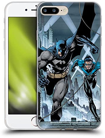 Head Case Designs Offizielle Batman DC Comics #615 Nacht Fluegel Cover Hush Soft Gel Handyhülle Hülle kompatibel mit Apple iPhone 7 Plus/iPhone 8 Plus
