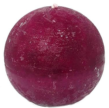 Kugelkerze Rustic Ø 100 mm (Beere)