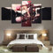 MUICIN Leinwand gedruckt modulare Wandkunst Wandaufkleber 5 Wandbilder gedruckt auf Leinwand Malerei Moderne abstrakte Poster mit Rahmen, Anime Satoru Gojo Yuji Itadori,L