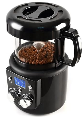 Tostadora De Café Con Enfriador, Tostadora De Café Automática, Calentamiento Uniforme Con Temporizador Y Pantalla Led,220V