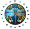 Milliwood Holzpuzzle - Lightness - 206 Teile - Puzzle Tiere ab 8 Jahren - Mandala Puzzle für Erwachsene und Kinder - Jigsaw Puzzle aus Holz 32x32 cm - Puzzle Puzzle Natur mit Holz Geschenkbox