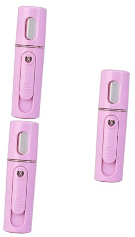 POPETPOP Pulverizador Facial De 3 Piezas Con Nanoiones Y Pulverizador De Agua Fría Para Una Penetración Profunda En La Piel.