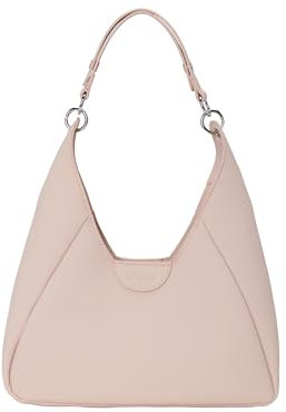 O bag - Hobo-Tasche ginevra aus polyurethan, hellrosa (17 X 30 X 13 cm)
