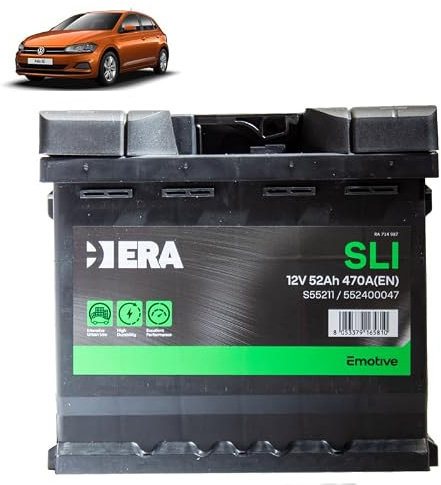 Batteria 50Ah per Volkswagen Polo VI 1.0 TSI TGi benzina 2017+