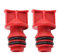 Air Compressor Oil Caps - 17mm Male Thread Breathing Nozzle Replacement | Red, Air Pump Accessories, Lightweight, for Air Compressors