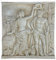 Hercules Crowned by Glory Wanddekoration, kleines Relief, griechische Skulptur, Louvre-Museum