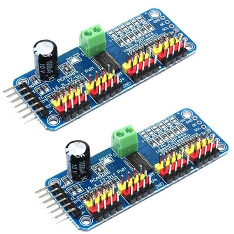 2 pcs PCA9685 PWM Motor Treiber | 16 Kanal 12-Bit PWM IIC Modul，für AR-duino Roboter,für Roboter Steuerung Electronic Expansion Sector