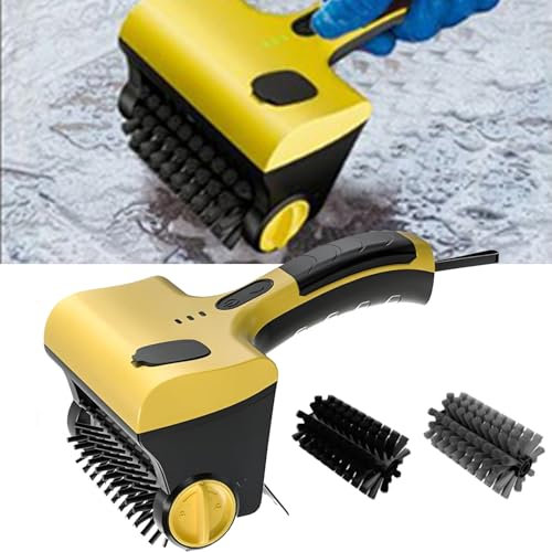 Wiederaufladbarer Grillreiniger, Mit Flüssigkeitsbehälter Und Abnehmbarem Bürstenkopf, Eingebauter 2600-Mah-Akku, Geschwindigkeit 280–320 U/Min, Zum Reinigen Von Küchenarbeitsplatten