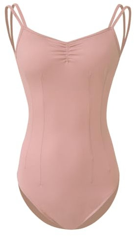 ROYAL SMEELA Justaucorps de Danse Classique Sans Manche pour Femme - Body Ballet Adulte Dos Nu - Justaucorp Gym