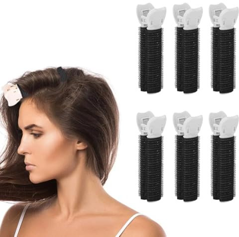 CULEO Rulos para el pelo,6 piezas de rizadores para peinar el cabello, pinzas para dar volumen a un cabello naturalmente voluptuoso, pinzas para el cabello para mujeres y niñas