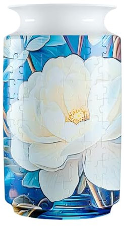3D-Puzzle-Vase | Blumenvase integrierter Wasserflasche | Neuheit für gebogene Künstler, Puzzle-Blumenvase für Erwachsene, Alter