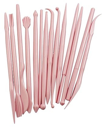 CIYODO Attrezzi per Decorare Torte in Pasta di Zucchero 14 Pezzi Set di Utensili Versatili per Decorare Torte Intagliate per Fiori di Zucchero