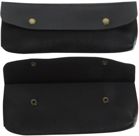 jojofuny 2stücke Reise Make Up Tasche Kosmetikpinsel Etui Tragbar Kompaktes Federmäppchen für Reisen Termine Events Wochenendtrips aus Robustem Pu-Material