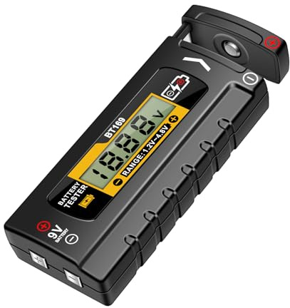 Batterieprüfungsprüfer – elektrischer Monitor Batterieprüfer – digitaler Monitor-Tester für die tägliche Wartung der Domest-