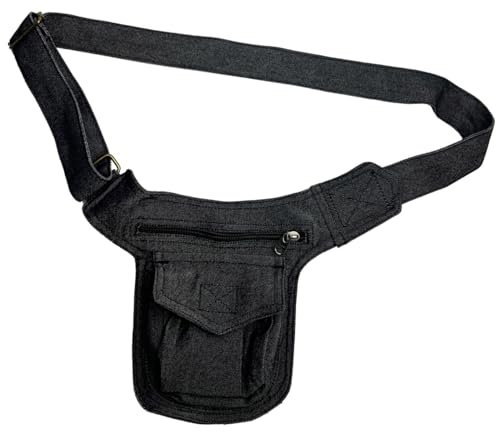 Simandra Gürteltasche für Damen und Herren - Bauchtasche mit vielen Fächern - klein Farbe Farbe2