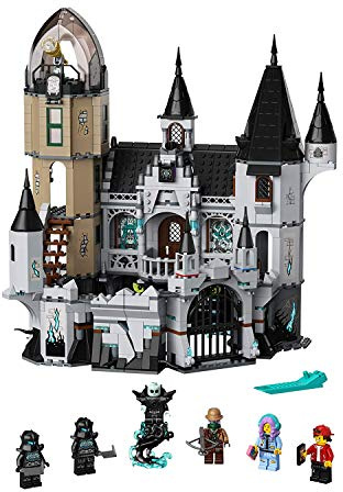 LEGO Hidden Side Mystery Castle 70437 AR Ghost Spielzeug, Schlossmodell mit App-gesteuertem Geisterjagdspielzeug mit Jack, Parker, Vaughn, Nehmaar Reem und 2 Shadow-Walker Minifiguren (1035 Teile)