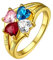 Bestyle Ringe Frauen Silber 925 Kristall Ring Personalisiert Mit Stein Herrenringe Verlobungsring Partnerring Mondstein Silberring Mit Gravur Gold Vier Geburtssteine