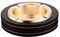 WHYUNM26 Zinklegierung und Leder Retro Aschenbecher Multifunktions Ovale Form Zigaretten Zigarre Aschenbecher für Männer Geschenke Home Office Dekoration Gold & Silber,Gold