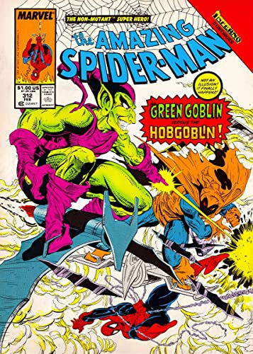 Displate Spiderman Metallposter Spiderman Poster Marvel Spiderman Deko Marvel Poster Marvel - Spider-Man By Mcfarlane - Green Goblin vs Hobgoblin Poster 67,5x48cm