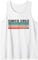 Santa Cruz CA Kalifornien Surfer 70er 80er Jahre - Retro Tank Top