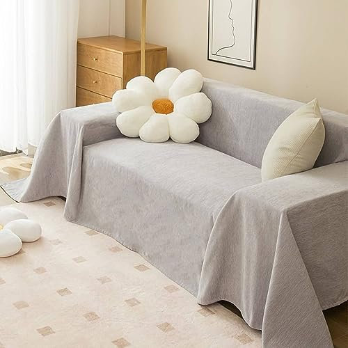 Bishilin Sofabezug Ecksofa Nordisch, Sofa Überzug 3 Sitzer 180x300CM Hellgrau Couchbezug Eckcouch Katzenschutz Universal