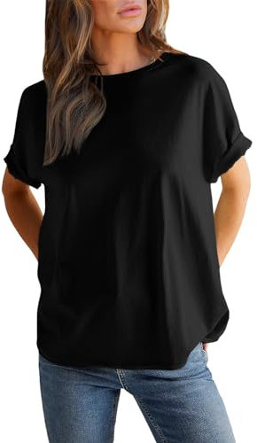 Offerte Lampo del Giorno A Tempo Prime Top E Bluse Eleganti Maglia Leggera Donna Maniche Corte Casacca Bianca Donna Elegante Blusa Elegante da Donna Camicia Donna Elegante Rosa Antico My Orders