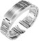 NASUNJIA Uhrenarmband Kompatibel Mit Rolex DAYTONA GMT Submariner Uhrenzubehör Metallarmband Edelstahl Zugverschluss Uhrenarmband Kette 20 Mm(Matte silver,21mm With Logo)