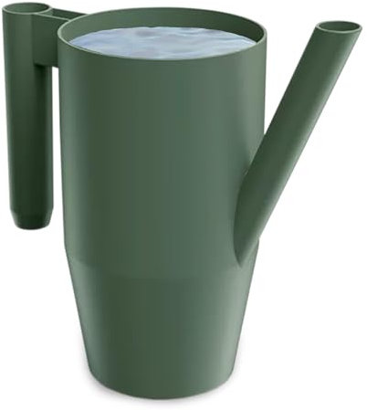 PECZEKO Gießkanne 2,0 Liter für Haus & Garten - aus robustem Kunststoff - giesskanne zur einfachen Bewässerung von Blumen, Pflanzen und zimmerpflanzen 1er-Set (1 Pack) Grün