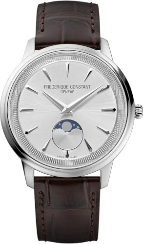 Frederique Constant Unisex's Analogue Quartz Watch with Leather Strap FC-206S3S6