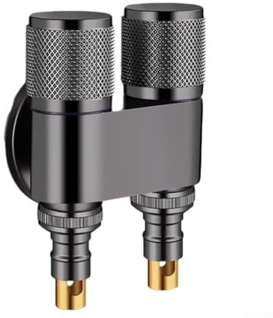 Mühelose Temperatureinstellung mit dem G12 Dual Control Winkelventil (grau)
